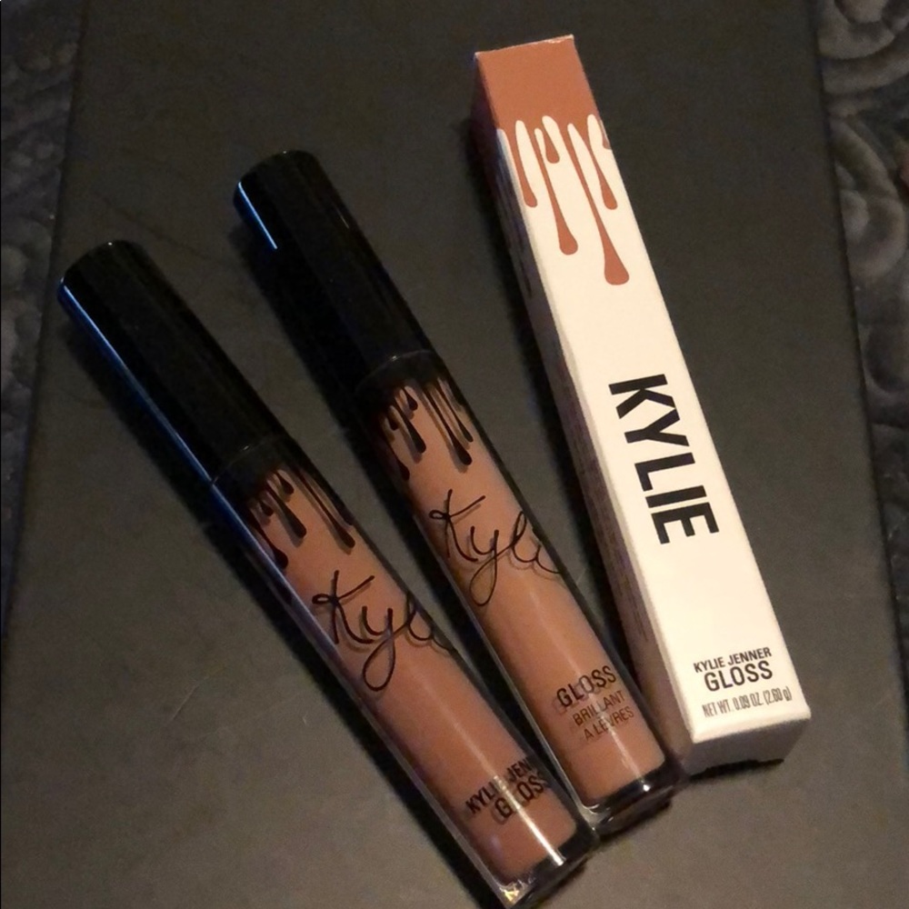 Kylie lip gloss in “So cute” & “literally”